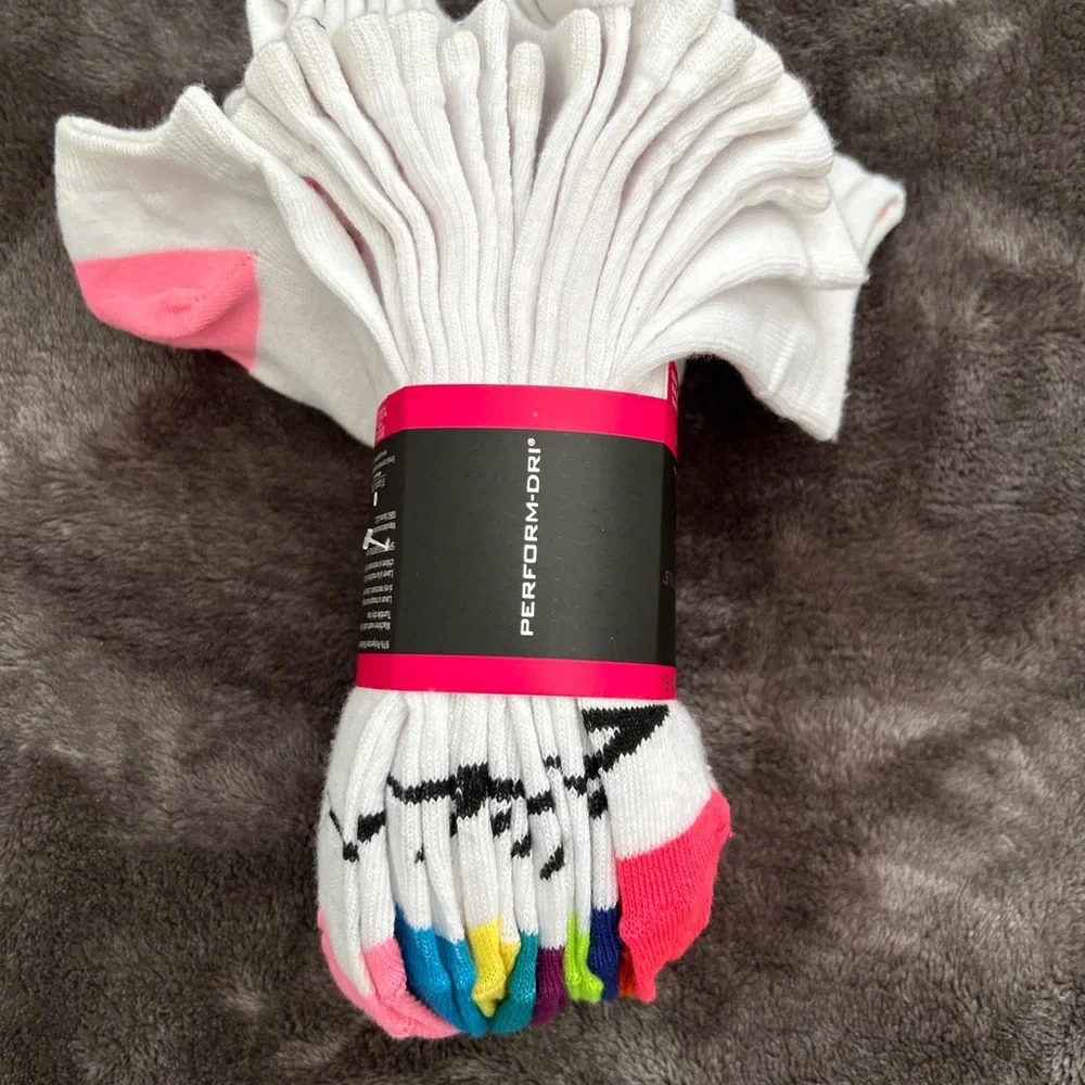 NEW Sport Essentials Performance Low Cut Socks 10 Pack Size 4-10